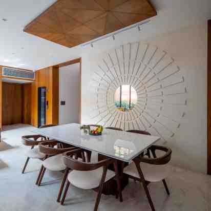 Dining Room in Aangan Within Residence