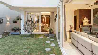 Courtyard in Swapna Residence