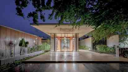 Backyard in Raga Svara Wellness Center