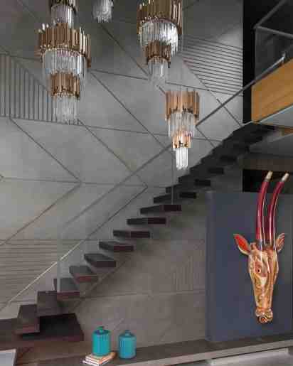 Staircase in Suneja Residence