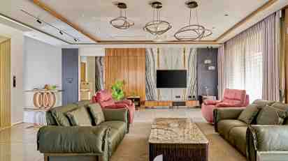 Living Room in Shraddha Bungalow