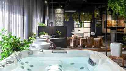 Showroom Interior in Stylish Bath