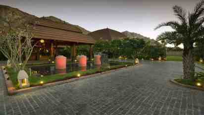 Frontyard in Ananta Pushkar Resort