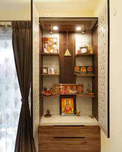 Pooja Mandir In Uma & Raghu Apartment
