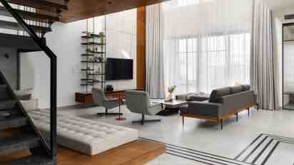 Living Room in Kalrav Residence