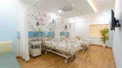 Patient Room in OVUM Women & Child Hospital