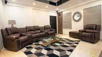 Home Theatre in Mr. Gautham Gurrams Apartment