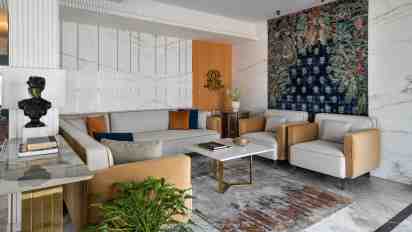 Living Room in The Vibrant Voyage Apartment