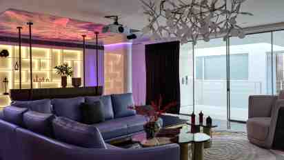 Home Theatre in Vrinda Residence