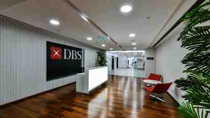 Office Reception in DBS Bank Office