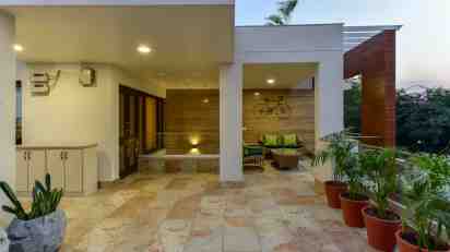 Rooftop in Rakesh Gupta Residence