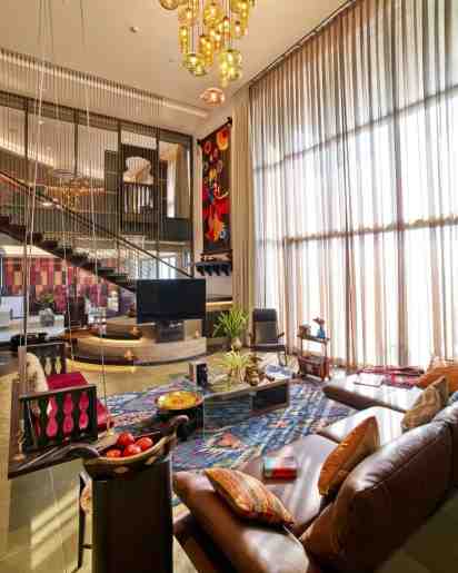 Living Room in Palkhi Residence
