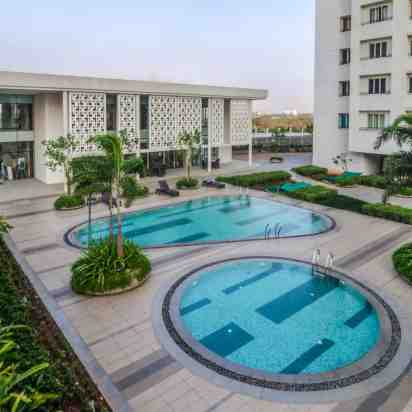 Swimming Pool in Lodha Aurum Grande Apartment