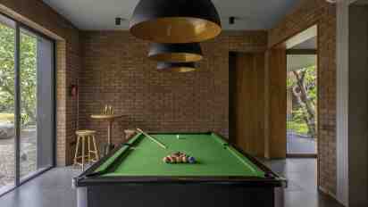 Residential Game Room in Casa Feliz Residence