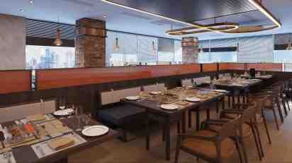 Bar Interior in Barbeque Nations
