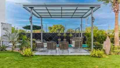 Backyard in Vee Villa