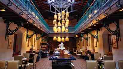 Restaurant Interior in The Tamara Kodai Hotel