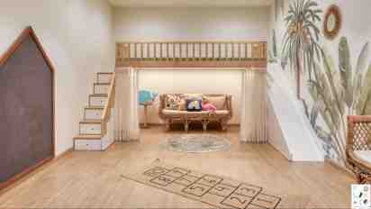Kids Bedroom In The Monochromatic Room Residence