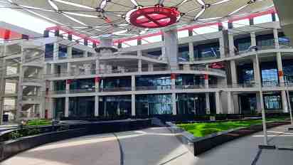 Courtyard in Super Academic Block IIT College