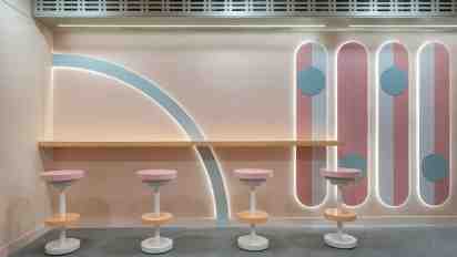 Cafe Interior in Bake Bar