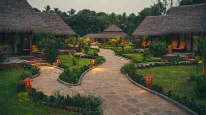 Backyard in Sitaram Wellness Resort