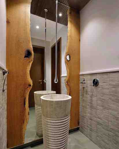 Powder Room in Aneet Jain Residence