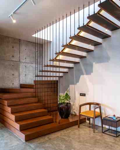 Staircase in The Shift House