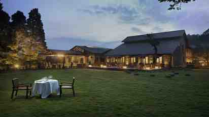 Backyard in The Tamara Kodai Hotel