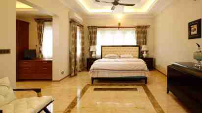 Bedroom in Residence at Palakkad