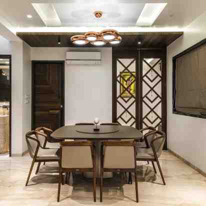 Dining Room in Gandhi Residence