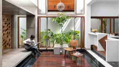 Courtyard in Le Tranquil House