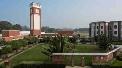 Frontyard in Vidyagyan Boarding School