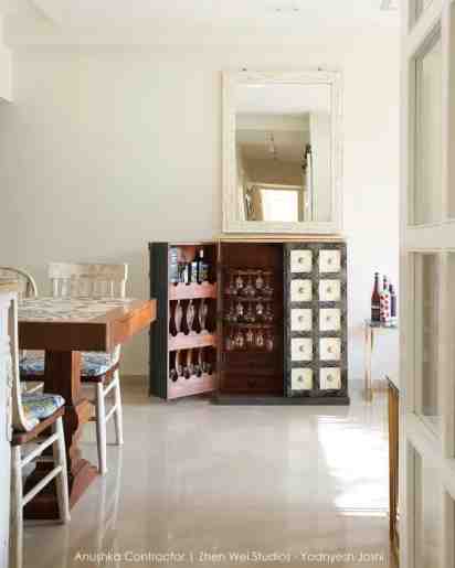 Home Bar in  Apartment 01, Godrej Trees