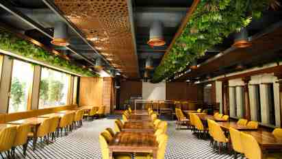 Restaurant Interior in Mangalam Garden Restaurent
