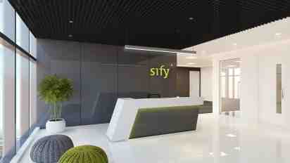 Office Reception in Sify Data Center