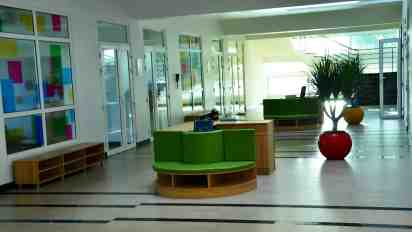 School Reception in The Origami Concept School