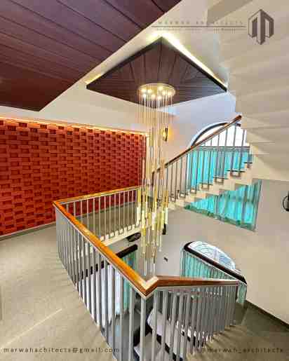 Staircase in Soft Edge Apartment