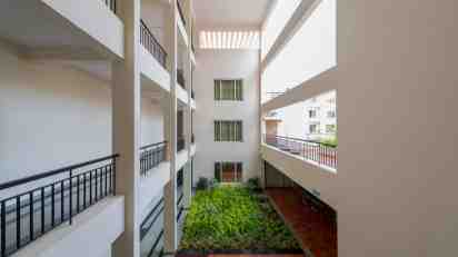 Courtyard in Jain International Residential School Boys Hostel