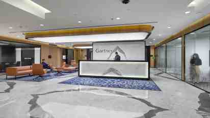 Office Reception in Gartner office