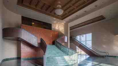 Staircase in Thoranam - Padmashree Swarna Mahal