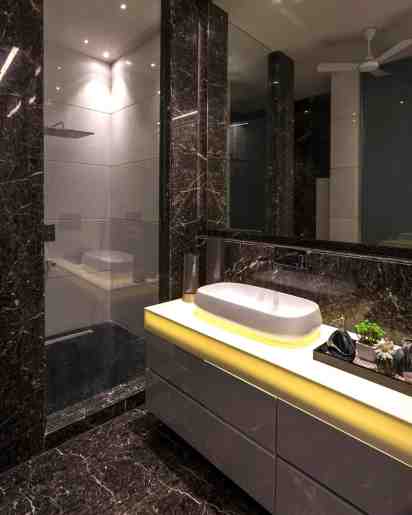 Bathroom in Jindal Guest House