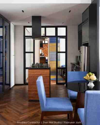 Dining Room in Apartment 01, Mohini Mansion