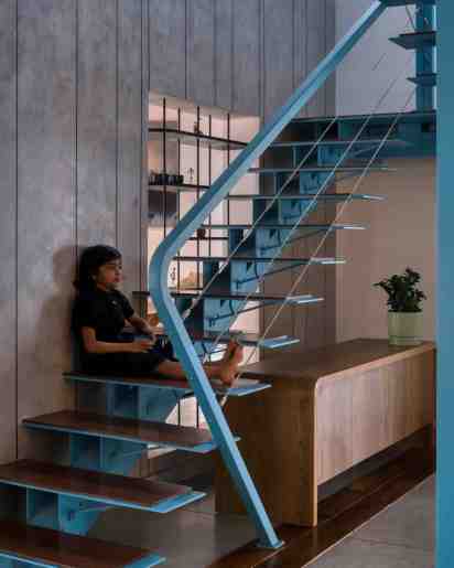 Staircase in Skew House
