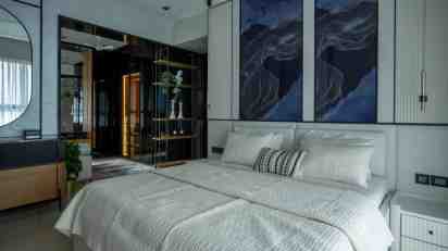Bedroom in Refined Tranquility House