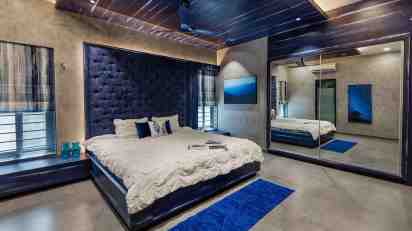 Bedroom in Tulsi Shyam Residence