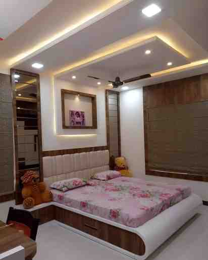 Bedroom False Ceiling Work by  Senthur Traders