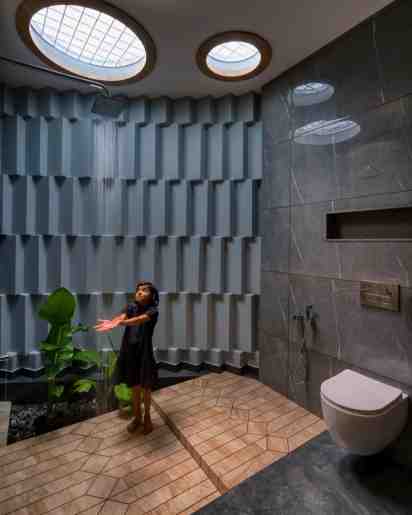 Bathroom in Skew House