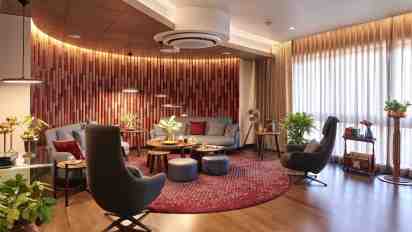 Living Room in Palkhi residence
