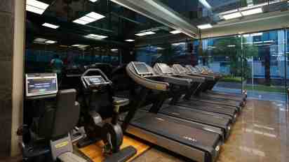 Gymnasium Interior in Fitness First