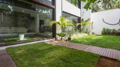 Backyard in Praveen House